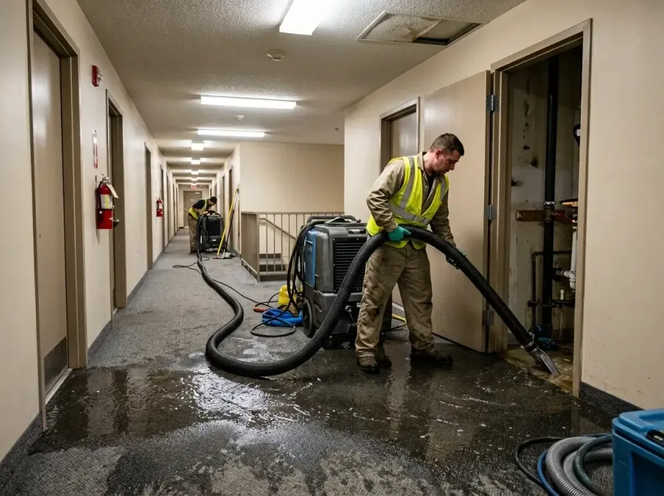 multi-unit-apartment-hallway-f-005 — frequently asked questions, Emergency Burst Pipe Water Extraction & Removal in Pittsbor…